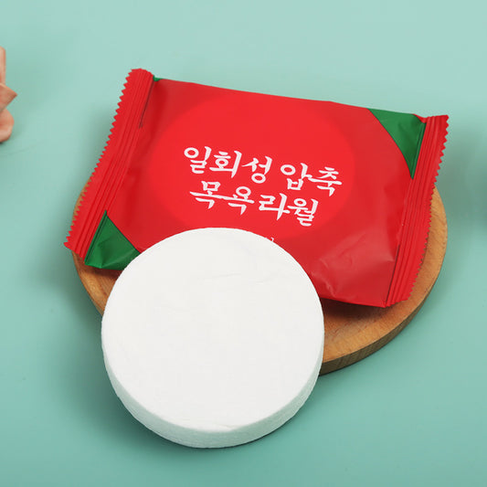 Portable Compressed Towel Tablets | Disposable Magic Travel Towels for Outdoor & Daily Use [Pack of 3]